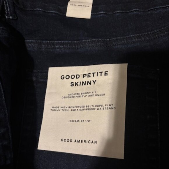 Good American Good Petite Skinny Jeans Size 22 NEW - Picture 3 of 6